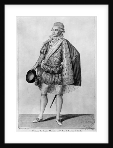 Count Almaviva by Claude Louis (after) Desrais