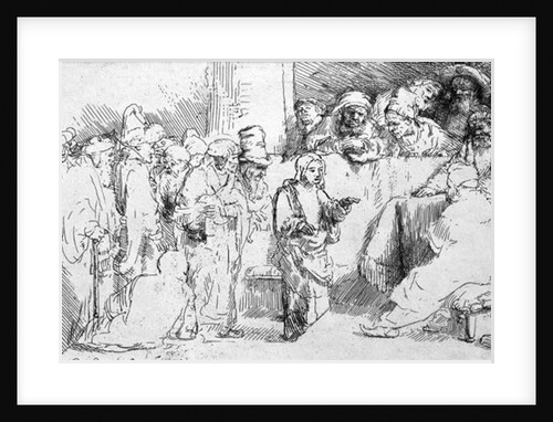 Jesus Christ among the Doctors by Rembrandt Harmensz. van Rijn