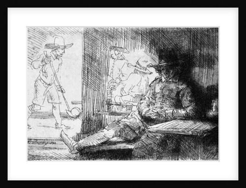 Kolf game, 1654 by Rembrandt Harmensz. van Rijn