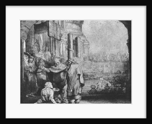 St. Peter and St. John at the Entrance to the Temple, 1649 by Rembrandt Harmensz. van Rijn