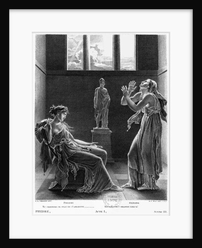 Phaedra and Oenone by Anne Louis Girodet de Roucy-Trioson