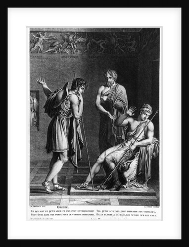 Orestes and Pyrrhus by Anne Louis Girodet de Roucy-Trioson