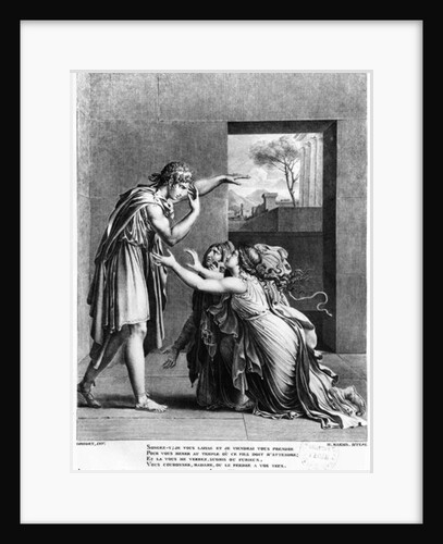 Andromache at the feet of Pyrrhus by Anne Louis Girodet de Roucy-Trioson