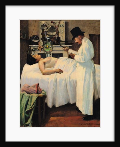 The First Attempt to Treat Cancer with X Rays by Doctor Chicotot, 1907 by Georges Chicotot