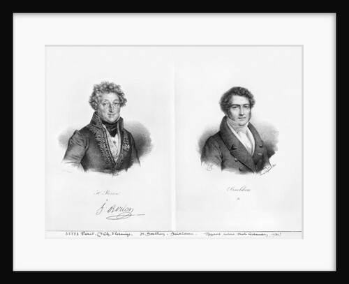 Henri Montan Berton and Francois Adrien Boieldieu by Francois Seraphin Delpech