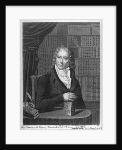 Henri Benjamin Constant de Rebecque by Esbrard Esbrard