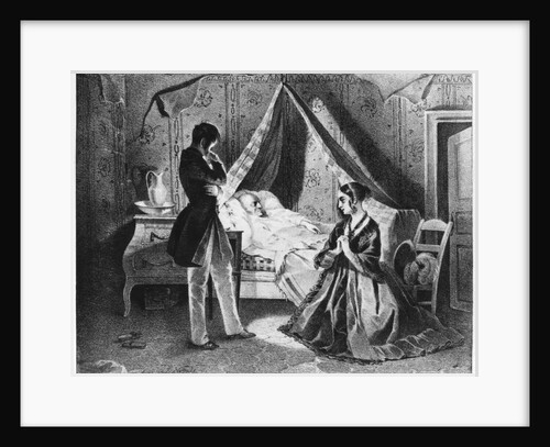 Father Goriot on his Deathbed by French School