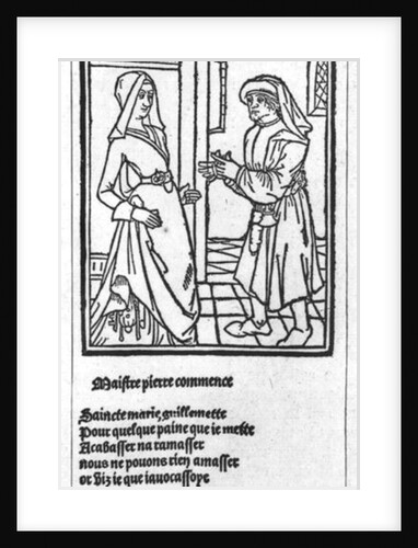 Maitre Pathelin and Guillemette by French School