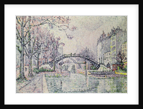 The Canal Saint-Martin, 1933 by Paul Signac