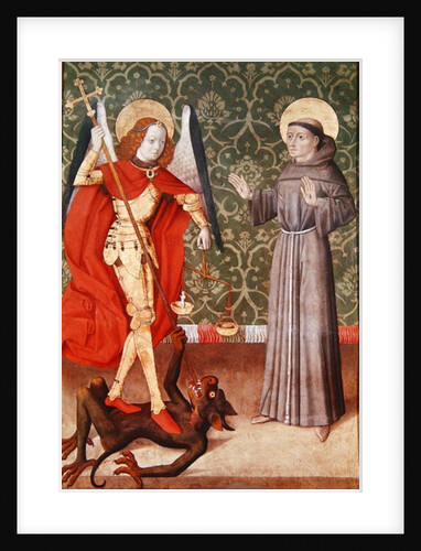 St. Michael and St. Francis of Assisi, c.1480 by French School