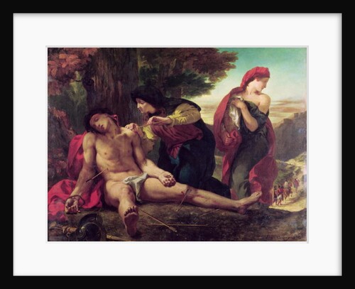 St. Sebastian, 1836 by Ferdinand Victor Eugene Delacroix