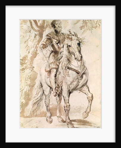 Study for an equestrian portrait of the Duke of Lerma 1603 by Peter Paul Rubens