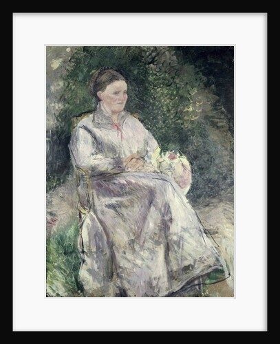 Portrait of Julie Velay, Wife of the Artist, c.1874 by Camille Pissarro
