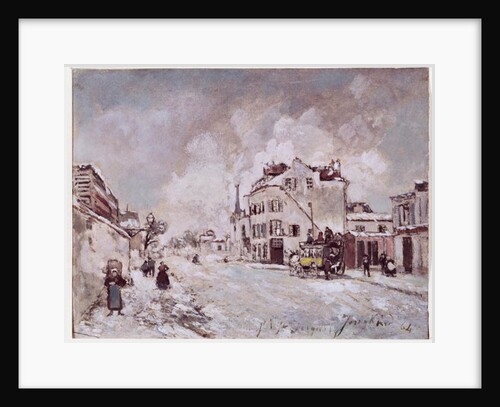 View of Faubourg Saint-Jacques by Johan-Barthold Jongkind
