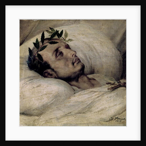 Napoleon I on his Deathbed, 1825 by Emile Jean Horace Vernet