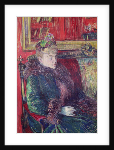 Madame de Gortzikoff, 1893 by Henri de Toulouse-Lautrec