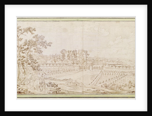 View of the Chateau of Celle-Saint-Cloud, c.1750 by French School