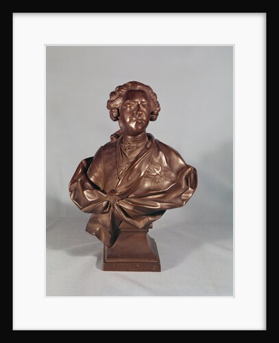 Bust of Louis XV 1751 by Jean Baptiste II Lemoyne