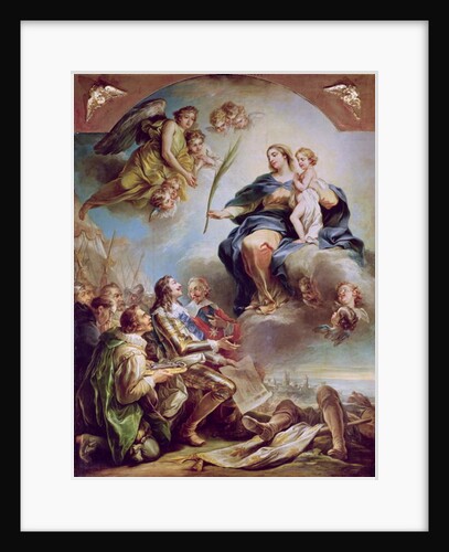 Louis XIII Dedicating the Church of Notre-Dame-des-Victoires to the Virgin in 1629, 1748-53 by Carle van Loo