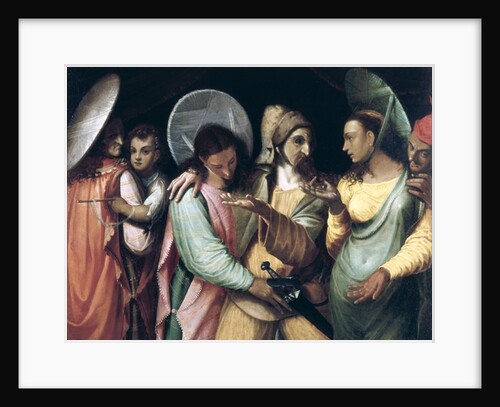 Scene from the Commedia dell'Arte, c.1765 by French School