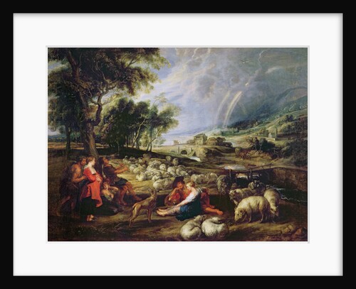Landscape with a Rainbow by Peter Paul Rubens