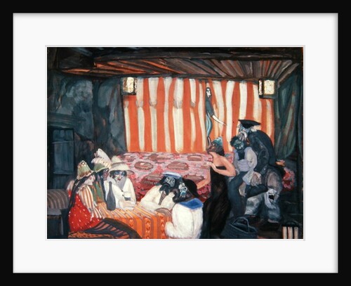 Cabaret II, 1918 by Boris Dmitrievich Grigoriev