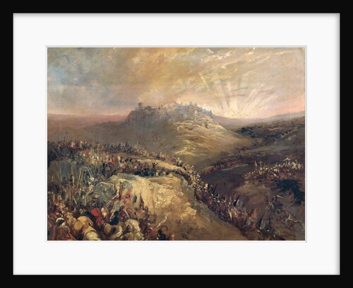 The Crusaders Before Jerusalem by Eugenio Lucas Velazquez