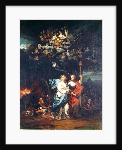 The Church Guided by Liberty, 1861 by Eugenio Lucas Velazquez