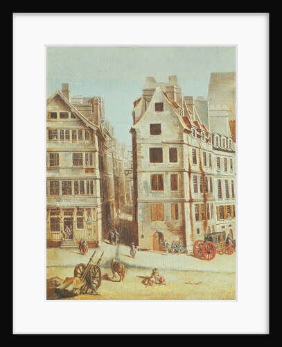 The Cabaret 'A l'Image Notre-Dame', Place de Greve in 1751 by Nicolas Raguenet
