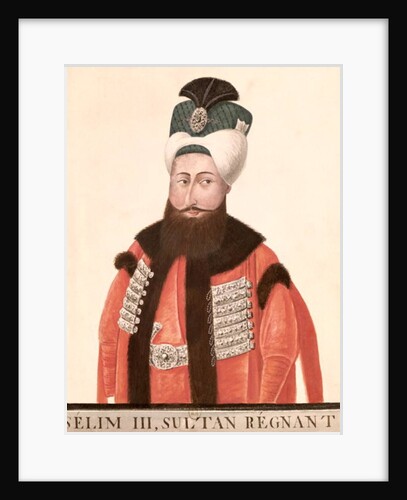 Sultan Selim III 18th-19th century by School Turkish