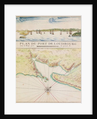 Plan of the Port of Louisbourg by French School