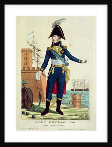 Louis-Antoine de Bourbon Duke of Angouleme by Thomas Naudet