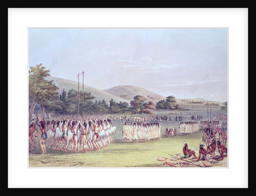Choctaw Ball-Play Dance by George Catlin