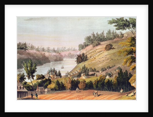 Queenston, On the Landing Between Lake Ontario and Lake Erie by English School