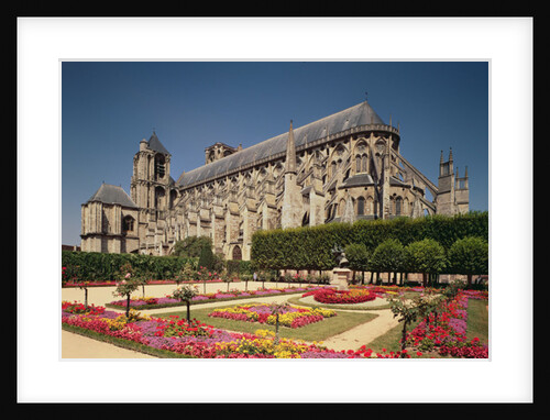 View of the nave of St. Etienne Cathedral, built 1200-60 by French School