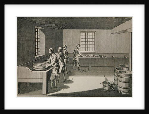 Manufacture of gunpowder by French School
