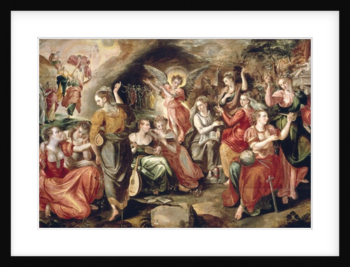 The Wise and the Foolish Virgins by Maarten de Vos