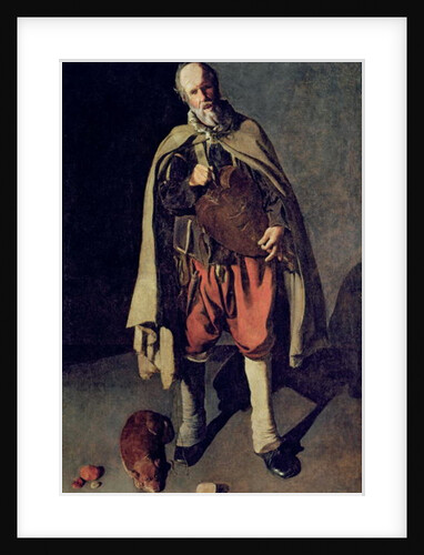 The Hurdy Gurdy Player with his Dog, 1620s by Georges de la Tour