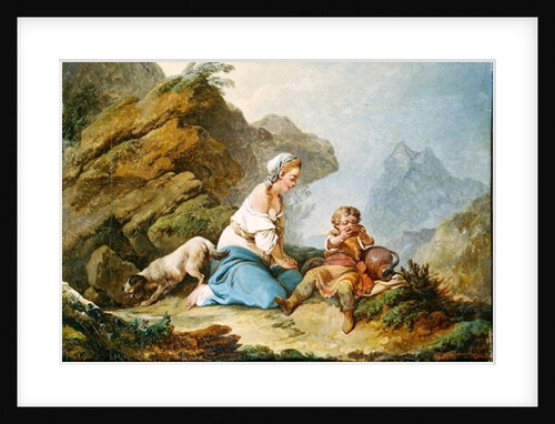 Hagar Watching her Son Drinking by Philip James de (1740-1812) Loutherbourg