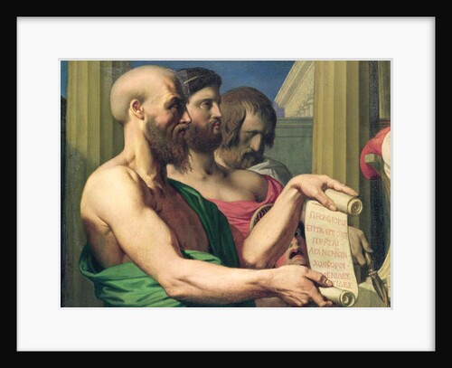 The Greek Tragedians, study for 'The Apotheosis of Homer' by Jean Auguste Dominique Ingres