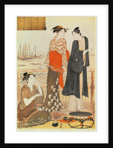 A Teahouse by the Water by Torii Kiyonaga