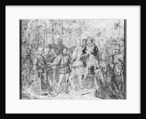 Entry of the Dauphin, the future Charles V into Paris, 1814 by Jean Auguste Dominique Ingres