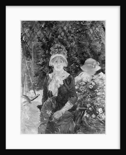 Young Woman in a Garden, 1883 by Berthe Morisot