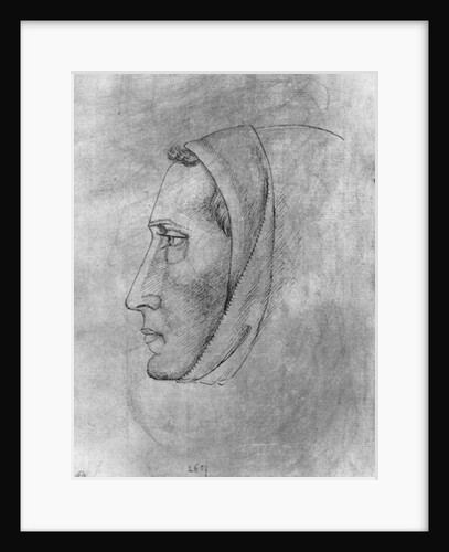 Head of a monk by Antonio Pisanello