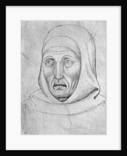 Head of a monk by Antonio Pisanello