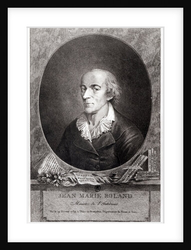Jean Marie Roland de La Platiere by Nicolas Colibert