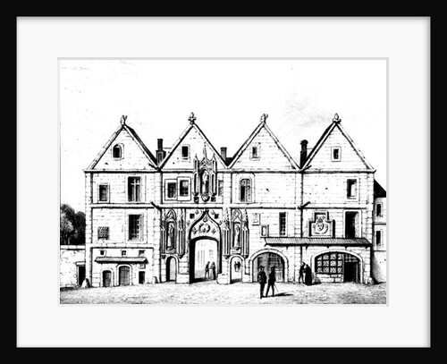 The College of Navarre in 1440 by Francois Alexandre (after) Pernot