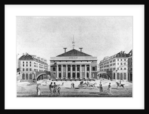 The Theatre de l'Odeon, 1830 by French School