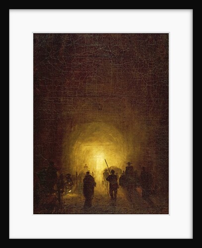 The Posillipo Cave at Naples by Hubert Robert