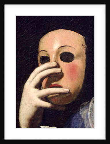 Woman with a Mask by Lorenzo Lippi